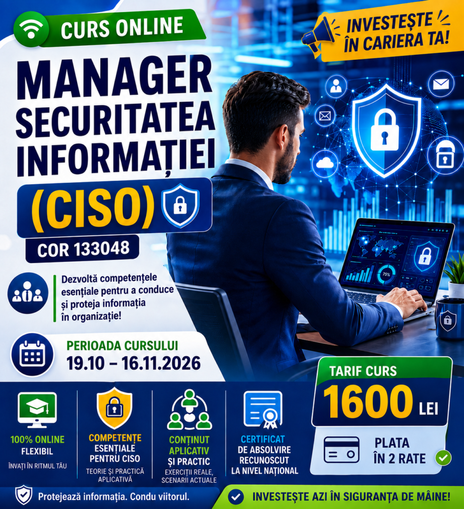 Manager securitatea informației